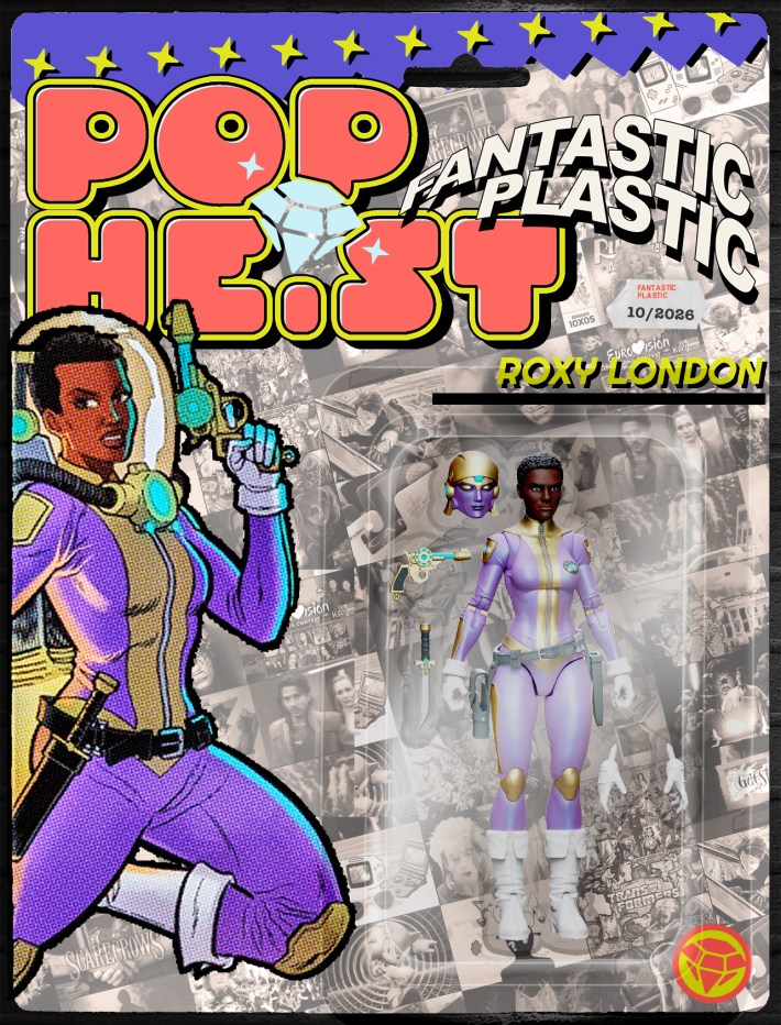 Roxy London on Pop Heist package